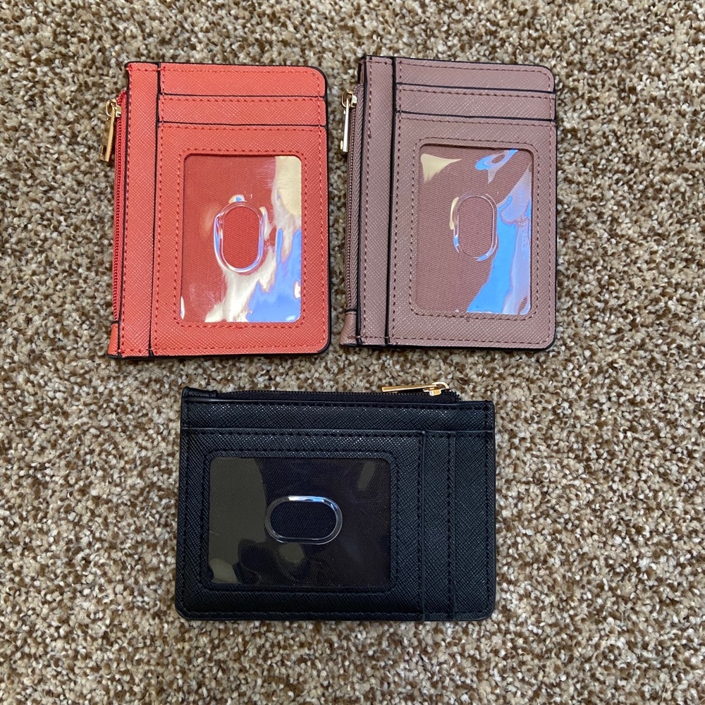Set of 3 cardholders